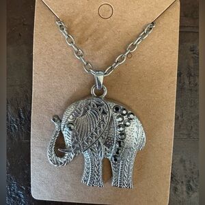Elephant Pendant Necklace